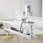 StarTech Under Desk Cable Management Tray, White (CALW-Desk-Cable-Tray) - Image 7