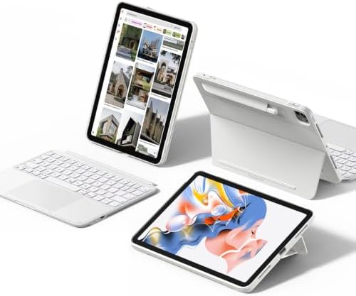 ESR for iPad Pro 11 Inch Case with Keyboard M5/M4, Multi-Angle Stand by ESR