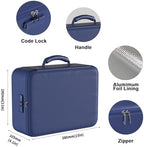 DocSafe 5200°F Fireproof Document Organizer Box with Lock, Blue (Soft) - Image 6