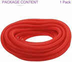 DMiotech 100ft Wire Loom Split Tubing 1 Inch(25.4mm) ID Red - Image 5
