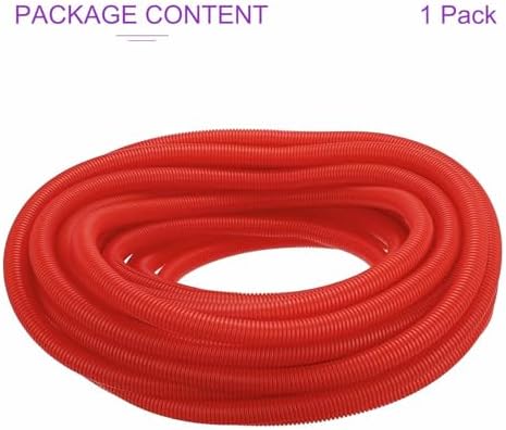 DMiotech 100ft Wire Loom Split Tubing 1 Inch(25.4mm) ID Red - Image 5