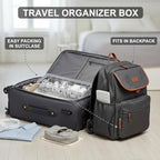 Tatuo Cord Organizer Box with Lid, Clear, 4 Pack - Image 6
