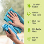 E-Cloth Window and Glass Cleaner Kit, Just Add Water - 4 Kits - Image 6
