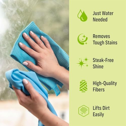 E-Cloth Window and Glass Cleaner Kit, Just Add Water - 4 Kits - Image 6