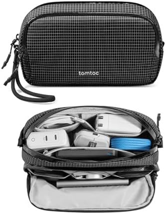 tomtoc Electronic Organizer Travel Case Performance, Dual Compartment Bag by tomtoc