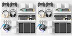 MULSAME Pegboard Combination Kit, 25.2" x 50.4" Wall Mounted Storage Set with 8 Pegboards & 40 Accessories Hanging, Peg Boards Organizer by MULSAME