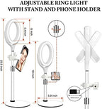 Zoom Lighting for Computer, 8 inch Ring Light with Stand for Desk - Image 5