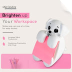 12 Pack Accordion Style Sticky Notes with Dog Holder | 3" x 3" Dog Post It Notes for School (50 Sheets Each) | Resin Made Cute Memo Pad Note Holder (12 Pack Sticky Notes with Holder) - Image 2