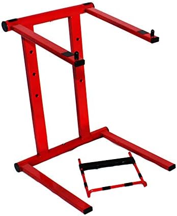 ProX T-LPS600R RED Foldable Portable Laptop Stand W/Adjustable Shelf by ProX+Live+Performance+Gear+