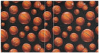 Basketball Ball Round Ring Binders 1.5 Inch 3 Ring Binder with Clipboard Holds 200 Sheets Office Home School - Image 2