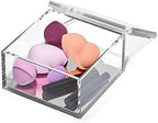OfficeGoods Acrylic Desk Organizer with Silver Base, Large by OfficeGoods