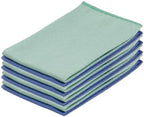 Superio Microfiber Window Cleaning Cloth, Mirror & Glass Miracle Cloth Lint & Streak Free, Washable, Large Eco-Friendly for Cars, Tv Screens, Glasses, Cleans with Plain Water (14x16), 8 Pack by Superio