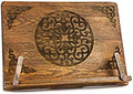 ihvan online, Vintage Wooden Book Holder Stand, Portable and Adjustable Cookbook Holder, Tablet Recipe Book Bible or Quran Stand, Perfect Mother's or Father's Day Gifts by ihvanonline