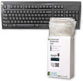 Universal KeyboardCap. Fully Covered Flat Style 0.025mm Waterproof Anti-Dust Desktop Keyboard Cover with Numeric Hospital/Dentist Use (10x Value 20packs) by GreenOnionsSupply%C2%AE