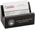 Executive Gift Shoppe | US Navy Pesonalized Desktop Business Card Holder | Custom Engraved Marble Business Card Holder for US Naval Officers by ExecutiveGiftShoppe