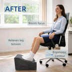 Under Desk Foot Rest, Adjustable Height Foot Stool for Office - Image 5