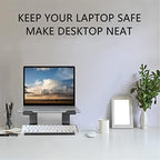 Urmust Laptop Stand for Desk, Black, Up to 15.6" Laptop - Image 6