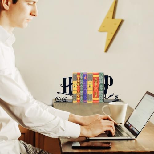 H&P Decorative Bookends Modern Kids Book Stopper for Shelves - Image 5