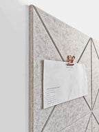 Cork Board 24 x36 Alternative - 6 Pack Felt Wall Tiles with Safe Removable Adhesive Tabs, Cork Boards for Walls Cork Board for Home Office Pin Board Tack Board - Barista - Image 4