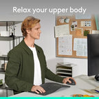 Logitech Left Handed Lift Vertical Ergonomic Wireless Mouse - Graphite - Image 4