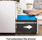 DEVAISE 2 Drawer File Cabinet with Lock for Home Office, Fully Assembled - Image 6
