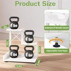 iDavosic.ly Table Top Small Plant Stand, Succulent Holder for Desk, White - Image 3