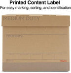 Staples Medium-Duty 100% Recycled Storage Boxes, Letter/Legal, 12-Pack - Image 5