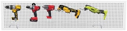 KINOMI 24 Pack Pegboard Hooks Heavy Duty Tool Hooks Pegboard Drill Holder Power Tool Holder, Value Set, Large Pegboard Accessories and Hooks for Tools, Power Drills, Art and Craft Supplies etc - Image 6