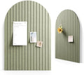 Large Arched Felt Bulletin Board 35.4''×23.6'', Sage by FLUXYNARA