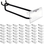 8" Pegboard Hooks with Label, 50Pcs Heavy Duty for 1/4" Board, Garage Storage by Suntree