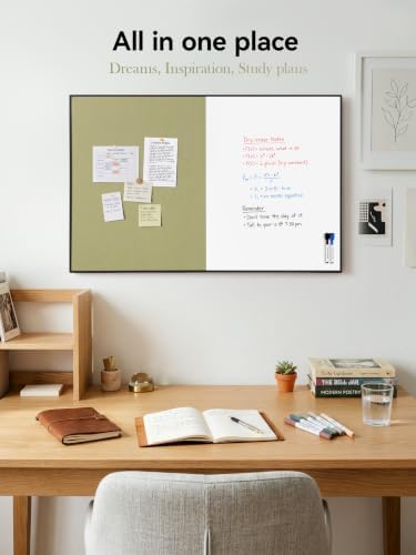 ARCOBIS Cork Board White Board Combo for Wall - Image 2