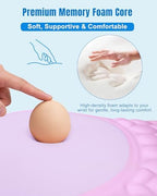 Ergonomic Mouse Pad with Sloped Memory Foam Wrist Rest - Image 3