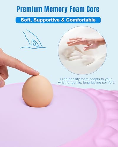 Ergonomic Mouse Pad with Sloped Memory Foam Wrist Rest - Image 3