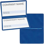 StoreSMART Metallic Blue Folding Business Card Holders - 250 Pack - Polypropylene Plastic (RPP2915MB250) by StoreSMART