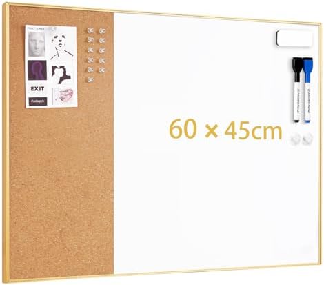 ARCOBIS Dry Erase Cork Board Combo for Wall by ARCOBIS