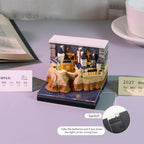 2027 3D Paper Carving Desk Calendar With LED Light (Magical Castle) - Image 3