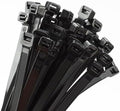 14 inch Black Zip Ties Heavy Duty 600 PACK, 200 LBS Ultra Exclusive Strong Plastic Wire Ties, Large Cable Ties Extra Long Tie Wraps, Indoor and Outdoor UV Resistant by HighQualityTies