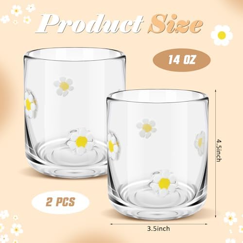 SiliFine 2 PCS Flower Icon Juice Glasses - Image 2