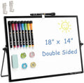 TSJ OFFICE Small White Board - 18 X 14 Inches Black Framed Dry Erase Board by TSJOFFICE-WipeCleanThinkGreenWorkSmart