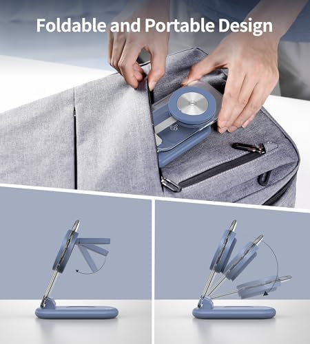 Mukiya 3 in 1 Magnetic Wireless Charging Station for Apple Devices - Image 5