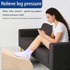 Foot Rest for Under Desk at Work, Ergonomic Under Desk Footrest with Washable Cover for Office, Home & Gaming Leg Elevation Pillow Beige - Image 5