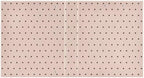 Standard View 3 Ring Binder, Peach Pink Polka Dot Durable Flexible Portable Waterproof Hardcover 1.5 Inch D Rings 500-Sheet Capacity Organizer 2PC - Image 3