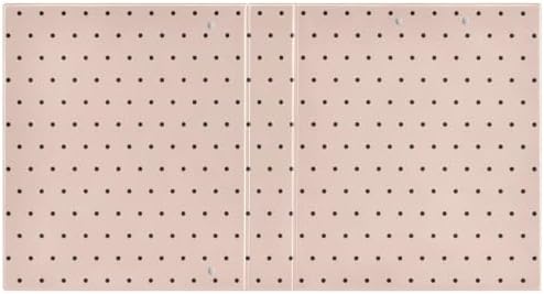 Standard View 3 Ring Binder, Peach Pink Polka Dot Durable Flexible Portable Waterproof Hardcover 1.5 Inch D Rings 500-Sheet Capacity Organizer 1PC - Image 3
