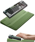 Vaydeer Extra-Large Wrist Rest with Keyboard Stand, Ergonomic Wrist Support Pad, Soft Memory Foam Wrist Cushion for Mechanical 100% Full-Size Keyboard, Carpal Tunnel Pain Relief, Green by Vaydeer