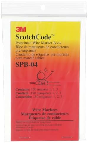 3M ScotchCode Pre-Printed Wire Marker Book SPB-04 by 3MIndustrial