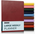 Harbor Large Weekly Monthly Planner 2026-2027 Cambridge Red by Harbor