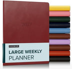 Harbor Large Weekly Monthly Planner 2026-2027 Cambridge Red by Harbor