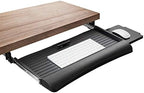 Mount-It! Keyboard Tray Under Desk with Adjustable Mouse Platform – Easy-Glide Sliding Drawer Under Desk Slide Out – Ergonomic Under Key Board Shelf for Office, Gaming, and Workstations by Mount-It
