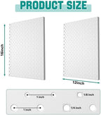 EVERHANGER Metal Pegboard Panels, Heavy Duty Pegboard Wall Organizer - Image 2