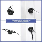 Yookeer 30 Pcs Magnetic Zip Tie Mount Cable Clips Black, 22 mm - Image 6